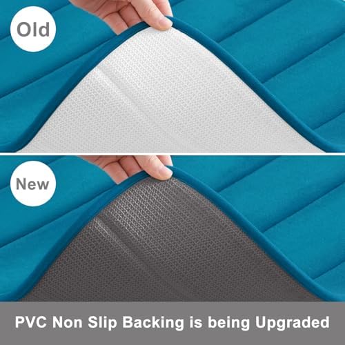 Buganda Memory Foam Bath Mat 44 x 24, Ultra Soft Absorbent Bathroom Rugs
