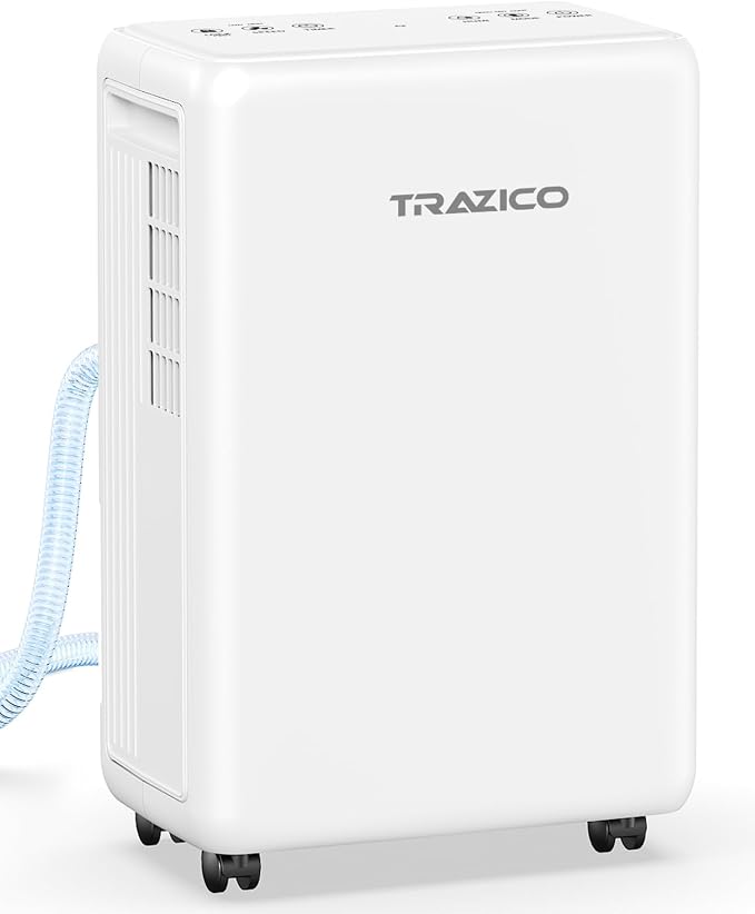 30 Pint Dehumidifier for Basement with Drain Hose Up to 2000 Sq.ft | Quiet Dehumidifiers for Home Large Room Bedroom Bathroom RV, Smart Humidity Control, 3 Modes, 24H Timer, Auto Defrost