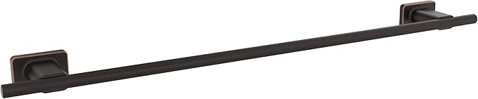 Amerock Bronx Oil-Rubbed Bronze 24 inch (610mm) Towel Bar, BH26615ORB