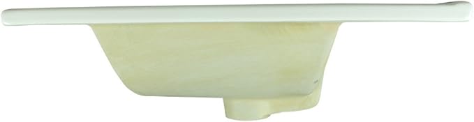 Renovators Supply Manufacturing Luke 24" Drop-in Self-Rimming Rectangular Bathroom Sink In White With Overflow Pack of 1