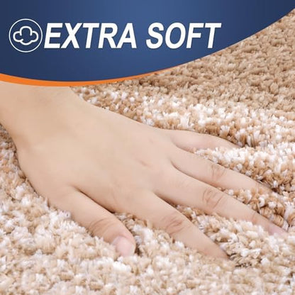OLANLY Bathroom Runner Rug 47x24, Extra Soft Absorbent Microfiber Bath Rugs