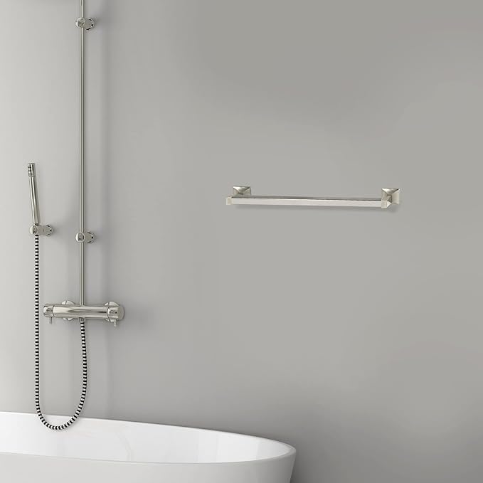 Design House 539130 Millbridge Classic 18-inch Towel Bar for Bathroom Bedroom Closet or Kitchen Satin Nickel