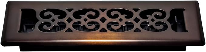 Decor Grates SPH210-RB Floor Register, 2x10, Rubbed Bronze Finish
