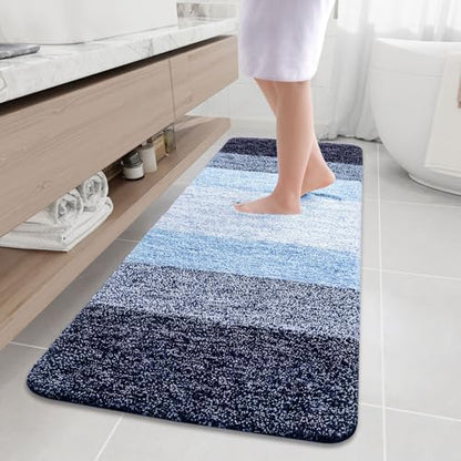 Arotive Microfiber Bathroom Rugs, Shaggy Soft Absorbent Bath Rug, 70x24