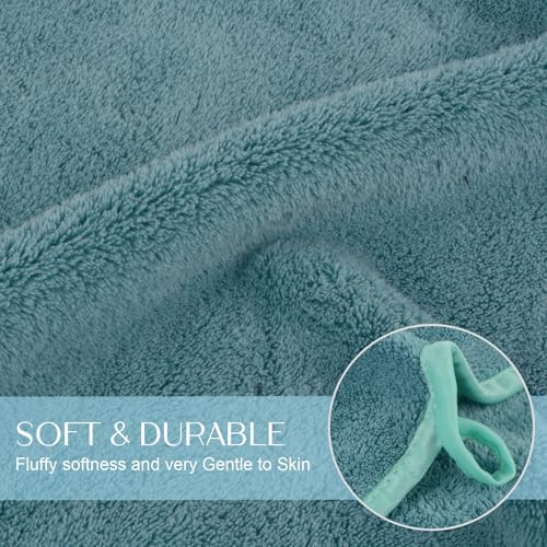 KinHwa Hand Towels for Bathroom, Microfiber Face Towels, 11x20 Inch, 2 Pack