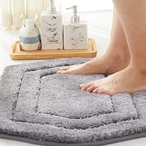 COSY HOMEER Non-Slip Bath Mat Extra Thick Absorbent Plush Washable