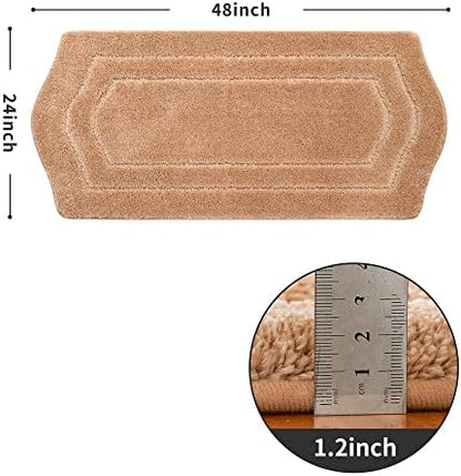 COSY HOMEER Non-Slip Bath Mat Extra Thick Absorbent Plush Washable