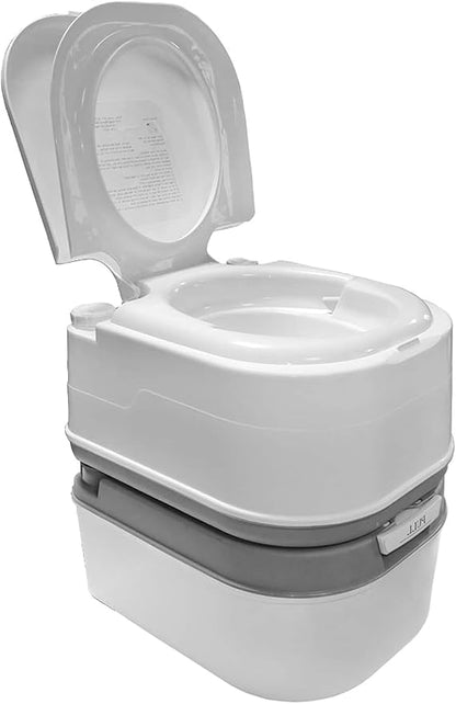 SMT- 6.3 Gallon 24L Portable Toilet Flush Travel Camping Commode Potty Outdoor/Indoor [P/N: ET-TOILET002-24L]