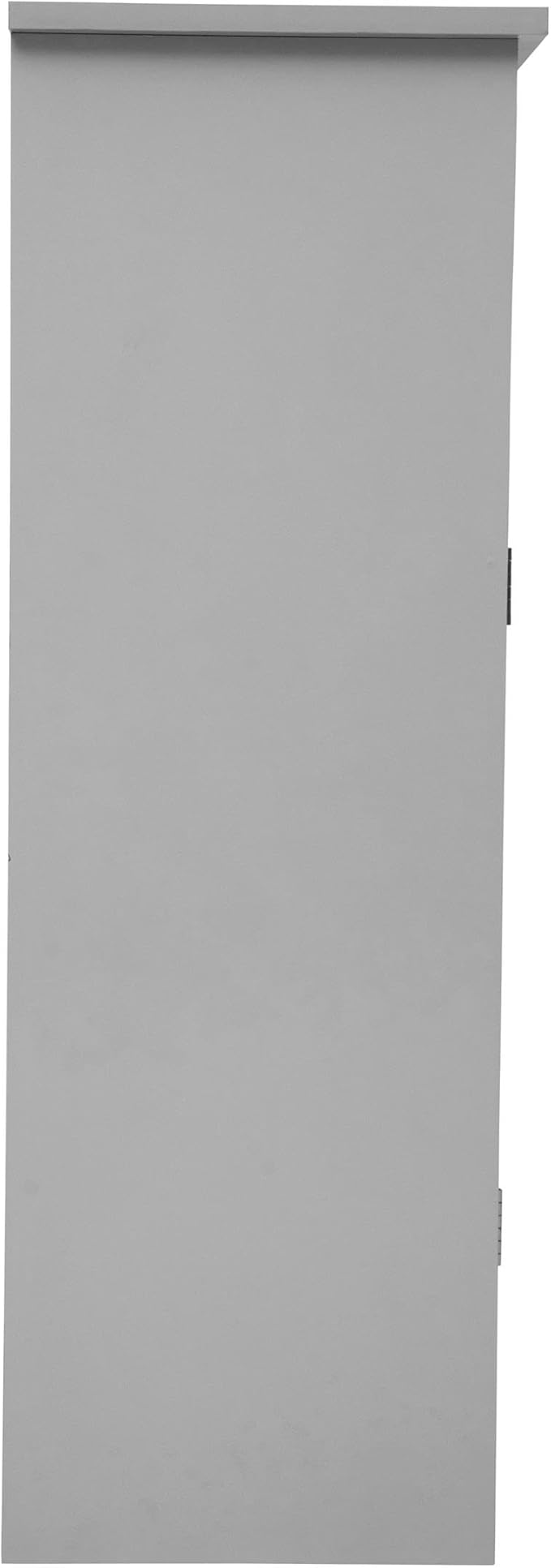 Flash Furniture Vega Bathroom Storage Cabinet Organizer with Magnetic Closure Door, in-Cabinet Adjustable Shelf, Upper Open Shelf, Gray