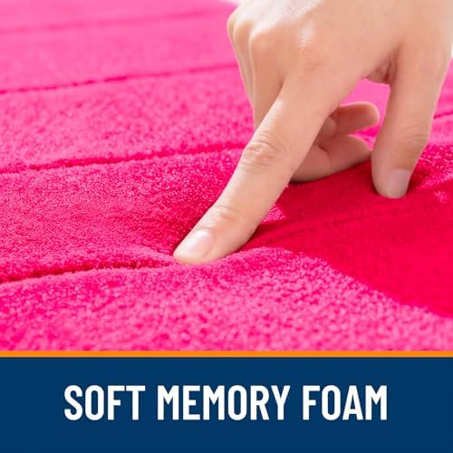 OLANLY Memory Foam Bath Mat 32x20, Super Soft and Absorbent Bathroom Rugs