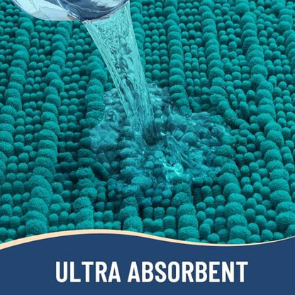 Arotive Bathroom Rugs Mat 36x24, Soft Absorbent Chenille Shaggy Bath Mat