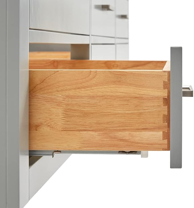 ARIEL Hutton 73 in. Double Oval Sink Floating Wall Vanity with 1.5" Inch White Quartz Countertop in Grey