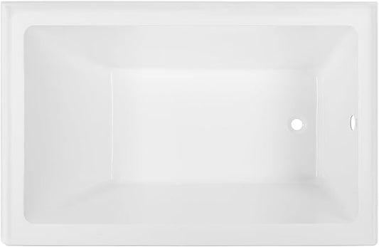 Voltaire 48" x 32" Right-Hand Drain Alcove Bathtub with Apron