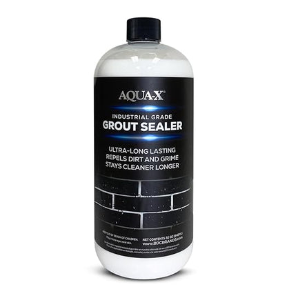 Grout Sealer (1 Qt): Professional-Grade Impregnator Sealant for Shower Tile Grout and Backsplash - Long-Lasting with Fast-Drying Formula