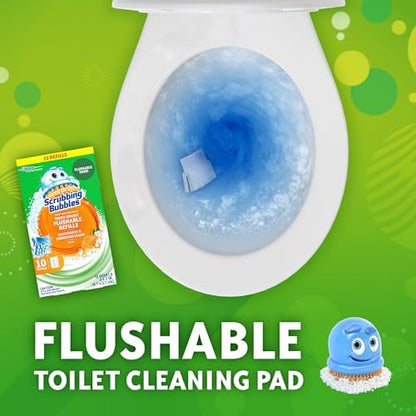 Scrubbing Bubbles Fresh Brush Flushable Cleaner Refills, 10 Count, (1-Pack)