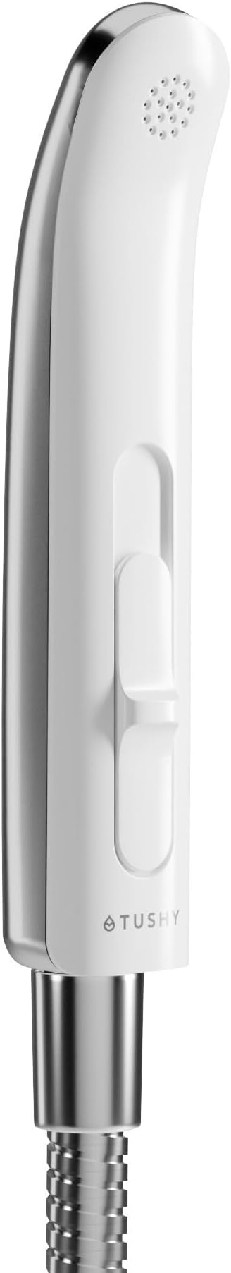 TUSHY Handheld Bidet Sprayer for Toilet, Adjustable Water Pressure | Leak-Proof Brass Shutoff Adapter, 47 Inch Stainless Steel Braided Hose, Tank or Wall Mount, 5 Minute Install, Universal Fit
