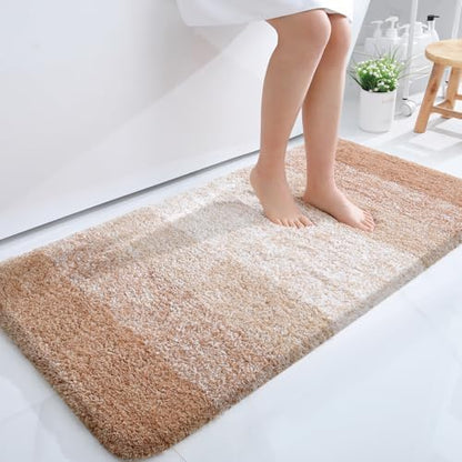 OLANLY Bathroom Runner Rug 40x24, Extra Soft Absorbent Microfiber Bath Rugs