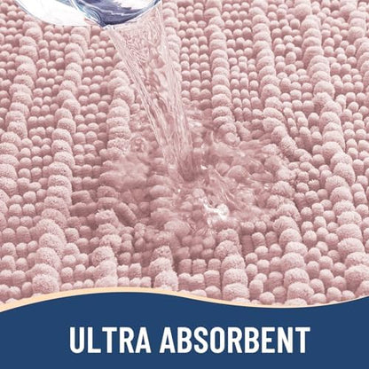 Arotive Bathroom Rugs Mat 24x16, Soft Absorbent Chenille Shaggy Bath Mat