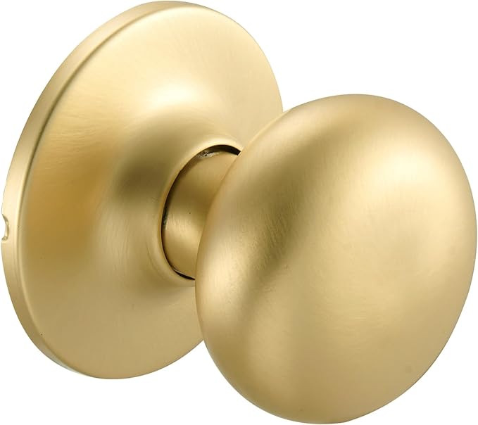 Design House 726943 Cambridge Passage Hall and Closet Door Knob Satin Gold