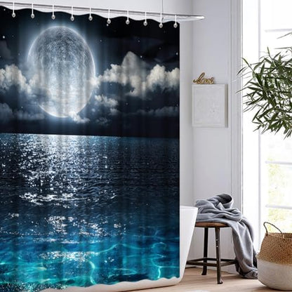 Full Moon Shower Curtain