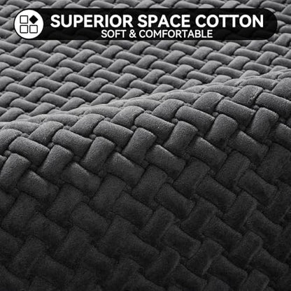 YDKGL Bathroom Runner Non Slip, Extra Soft Absorbent Quick Dry Bath Mats, Foam Weave Texture Thin Bath Rugs Washable with Rubber Backing, 20" x 59“