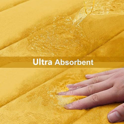 Buganda Memory Foam Bath Mat 30 x 20, Ultra Soft Absorbent Bathroom Rugs