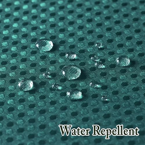 Gibelle No Hook Cloth Seaweed Green Shower Curtain with Liner, 72x74