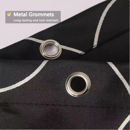LLSCL Fabric Shower Curtain Liner with Magnets, Waterproof Hotel Quality, 72 x 72 Machine Washable
