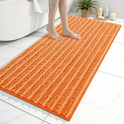 Arotive Bathroom Rugs Mat 47x24, Soft Absorbent Chenille Shaggy Bath Mat