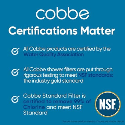 Cobbe 4 Pack Replacement Filters for Handheld Shower Head