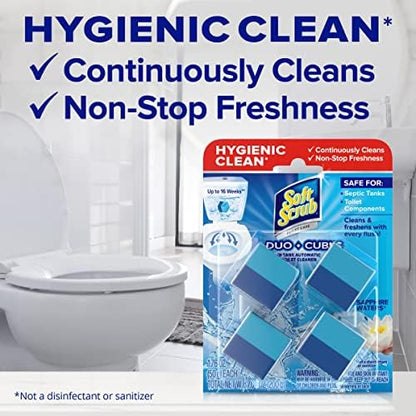 Soft Scrub in-Tank Toilet Cleaner Duo-Cubes, Sapphire Waters