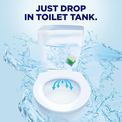 Soft Scrub In-Tank Toilet Cleaner Duo-Cubes, Lemon Fresh, Yellow, 4 Ct