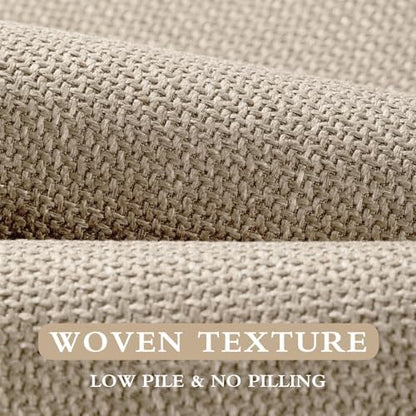 YIHOUSE Bathroom Rugs Thin Bath Mat Sets 5 Pieces Quick Dry,Beige
