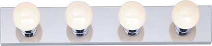 Nuvo Lighting SF77/193 4-Light Bathroom Vanity Light Bar, 24-Inches, 100 Watts/120 Volts (Polished Chrome)