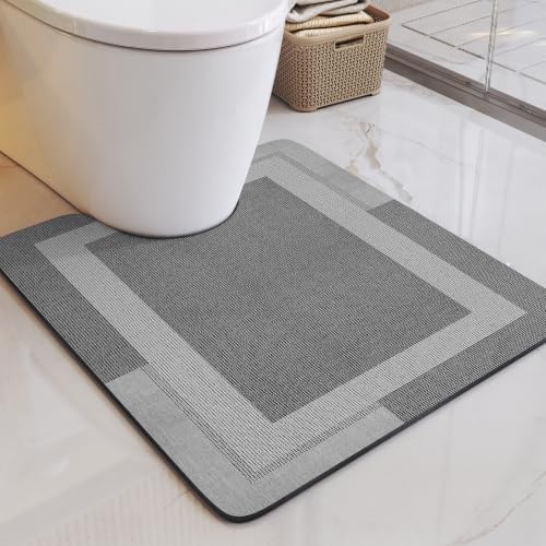 YDKGL Toilet Rugs U Shaped Non Slip Bath Mat Toilet Mats for Bathroom