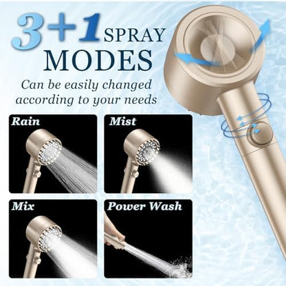FEELSO Filtered Shower Head with Handheld, High Pressure Shower Filter Head
