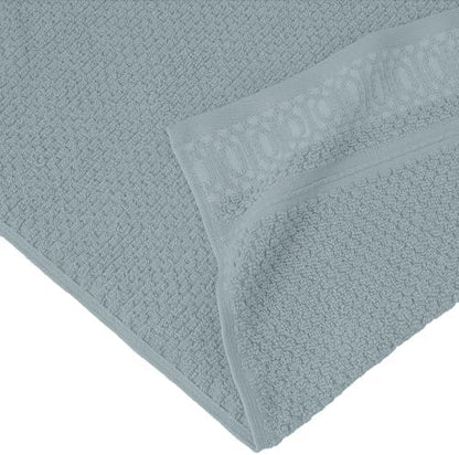 Modern Threads Astra 6-Piece 100% Cotton Towel Set – Jacquard Geometric Pattern – Includes 2 Bath Towels, 2 Hand Towels, 2 Washcloths – Absorbent, Quick Dry, Soft & Durable – Seafoam