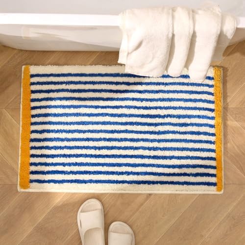 GIB Bathroom Rugs 32"x20", Extra Soft Absorbent Non Slip Washable Bath Mat