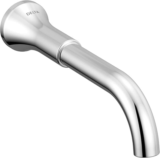 Delta Trinsic Wall Mount Bathroom Faucet 3 Hole, Chrome Bathroom Sink Faucet for Wall, Chrome T3554LF-LHP-WL (Valve and Handles Not Included)