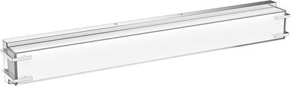 LED Bathroom Light Fixtures Over Mirror 32” Vanity Light with Milky White Lampshade 4000K Daylight Chrome Finishing Bath Bar (Chrome)