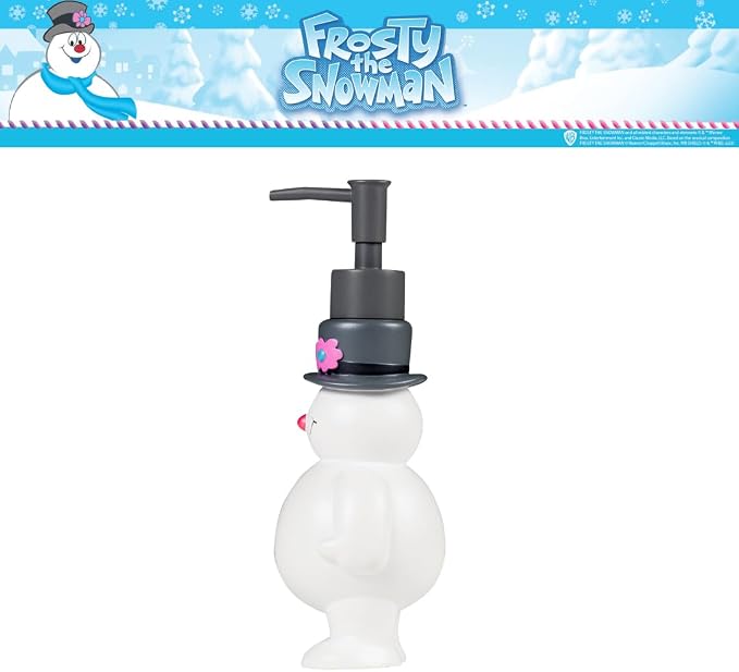 Frosty The Snowman Holiday Christmas Soap/Lotion/Hand Sanitizer Resin Pump Dispenser, 13 Ounces, (Officially Licensed Product) by Franco