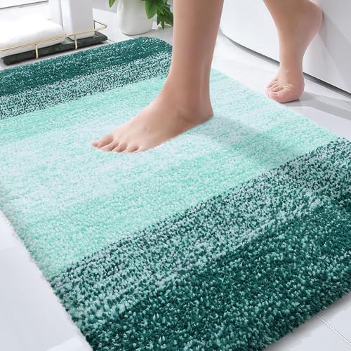 OLANLY Bathroom Rugs Mat 36x24, Extra Soft Absorbent Microfiber Bath Rugs