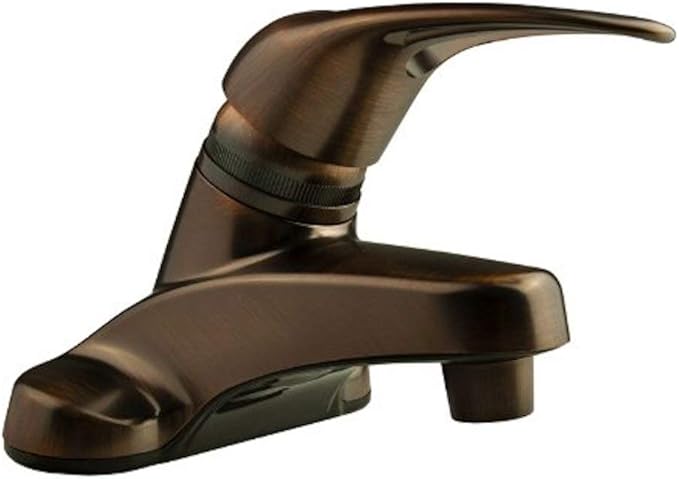Dura Faucet DF-PL100-ORB RV Single Lever Bathroom Faucet (Oil-Rubbed Bronze Plating Over ABS Plastic)
