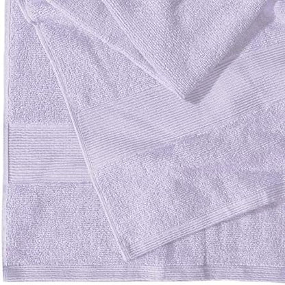 Belizzi Home Premium Cotton Oversized 2 Pack Bath Sheet 35x70-100% Pure Cotton - Ideal for Everyday use - Ultra Soft & Highly Absorbent - Machine Washable - Purple