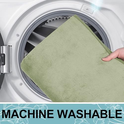 Smiry Memory Foam Bath Mat 24x16, Extra Soft and Absorbent Bathroom Rugs