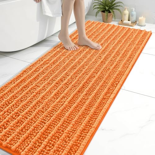 Arotive Bathroom Rugs Mat 70x24, Soft Absorbent Chenille Shaggy Bath Mat