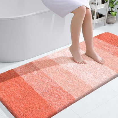 OLANLY Bathroom Runner Rug 59x24, Extra Soft Absorbent Microfiber Bath Rugs