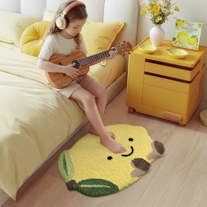 LUMI Cute Bathroom Rug, Absorbent Non Slip Bath Mat, 24"x34.5", Lemmy