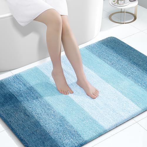 OLANLY Large Bathroom Rugs 44x32, Extra Soft Absorbent Microfiber Bath Rugs