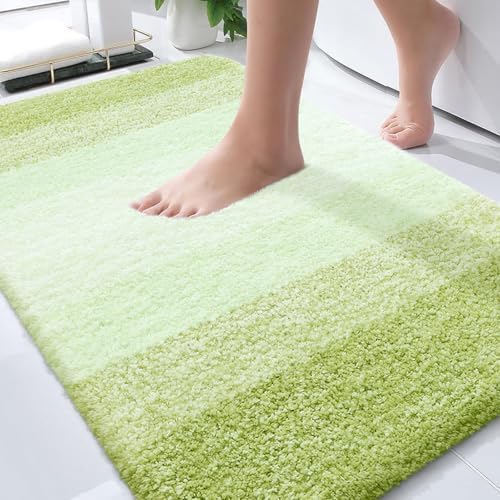 OLANLY Bathroom Rugs Mat 30x20, Extra Soft Absorbent Microfiber Bath Rugs